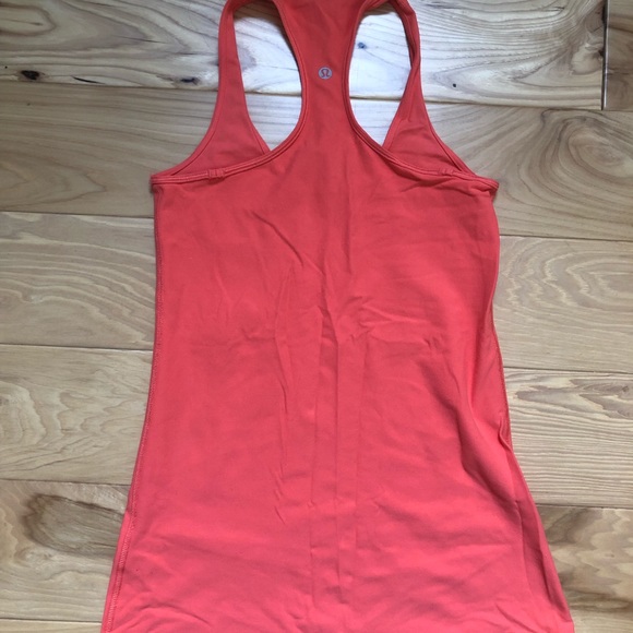 Orange Lululemon Racerback tank - Picture 2 of 2